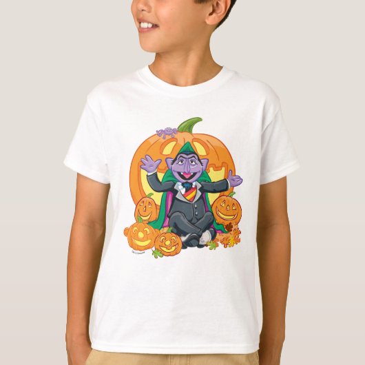 Count von Count | Halloween Pumpkins T-Shirt (Vorderseite)