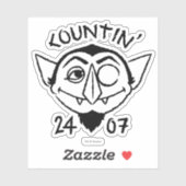 Count von Count Skate Logo - Countin' 24/7 Aufkleber (Blatt)