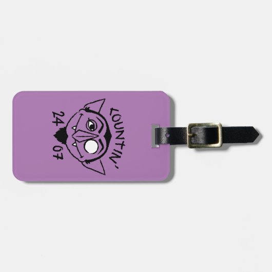 Count von Count Skate Logo - Countin' 24/7 Gepäckanhänger (Vorderseite horizontal)