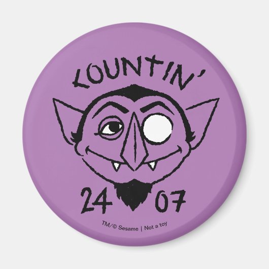 Count von Count Skate Logo - Countin' 24/7 Magnet (Vorne)
