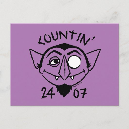 Count von Count Skate Logo - Countin' 24/7 Postkarte (Vorderseite)