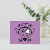 Count von Count Skate Logo - Countin' 24/7 Postkarte (Stehend Vorderseite)