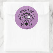 Count von Count Skate Logo - Countin' 24/7 Runder Aufkleber (Tasche)