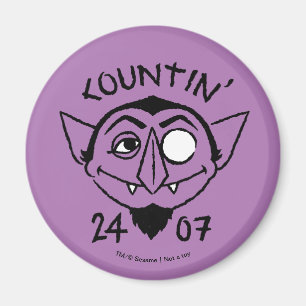 Count von Count Skate Logo - Zählend 24/7 Magnet