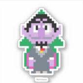 Count von Pixel Art Aufkleber (Vorderseite)