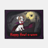 Count Whippet Happy Howl-o-ween Fußmatte (Vorderseite)