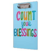 Count your Blessings Klemmbrett (Links)