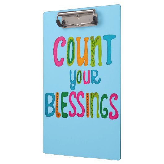 Count your Blessings Klemmbrett (Links)