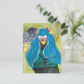 Count Your Blessings Mixed Media Collage Postkarte (Stehend Vorderseite)