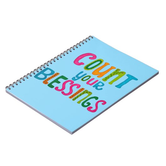 Count your Blessings Notizblock (Linke Seite)