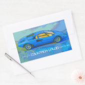 COUNTACH RECHTECKIGER AUFKLEBER (Umschlag)