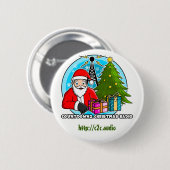 Countdown2.Christmas runder Radioknopf Button (Vorne & Hinten)