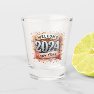 Countdown 2024 schnapsglas