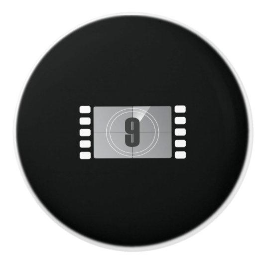 Countdown 9-Keramik Keramikknauf (Vorderseite)