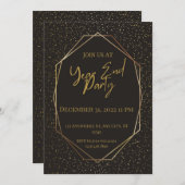 Countdown bis 2025: Feiern Sie das neue Jahr! Einladung (Vorne/Hinten)