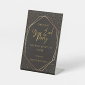 Countdown bis 2025: Feiern Sie das neue Jahr! Sockelschild (Vorderseite)