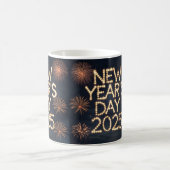 Countdown bis 2025: Stilvolle Neujahrsgeschenke un Kaffeetasse (Mittel)