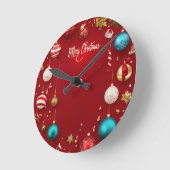 Countdown bis Weihnachten: Festliche Wall-Uhr Runde Wanduhr (Winkel)