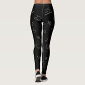 Countdown bis Weihnachten Leggings (Rückseite)