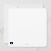 Countdown für die Goldene Stadt Feiertagskarte (Rückseite)