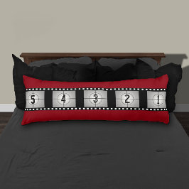 Countdown für Filmstreifen Seitenschläferkissen