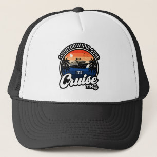 Countdown ist vorbei an Cruise Time Family Vacatio Truckerkappe