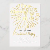 Countdown Modernes festliches Silvesterfest-Party