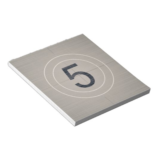 Countdown Notizblock (angewinkelt)