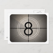 Countdown Postcard Postkarte (Vorne/Hinten)