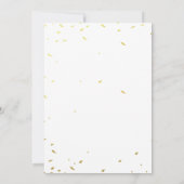 Countdown zu Silvester Party Ballon Letters Einladung (Rückseite)