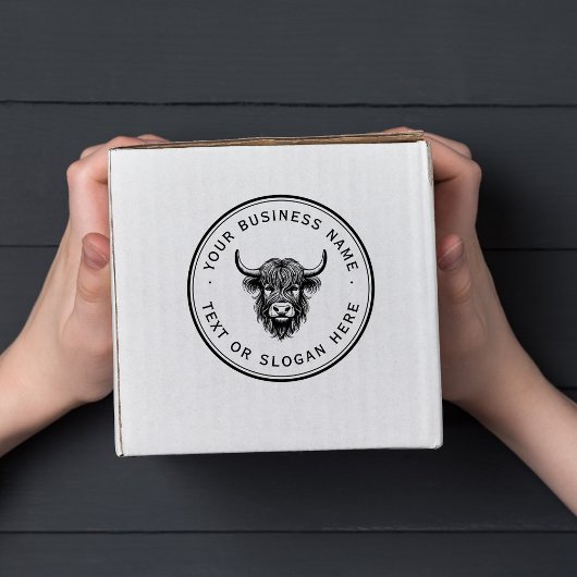 Counter Custom Business Logo Große Gummistempel