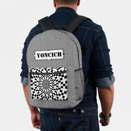 Counter Spirals von Kenneth Yoncich Bedruckter Rucksack (Insitu (Modell))