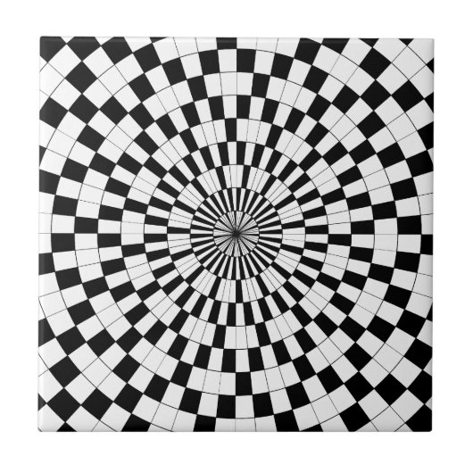 Counter Spirals von Kenneth Yoncich Fliese (Vorderseite)