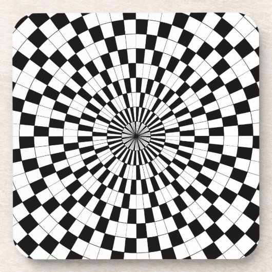 Counter Spirals von Kenneth Yoncich Getränkeuntersetzer (Vorderseite)