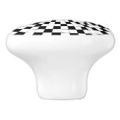 Counter Spirals von Kenneth Yoncich Keramikknauf (Seitenansicht)