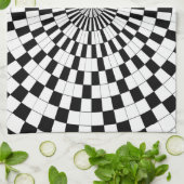 Counter Spirals von Kenneth Yoncich Küchentuch (Gefaltet)