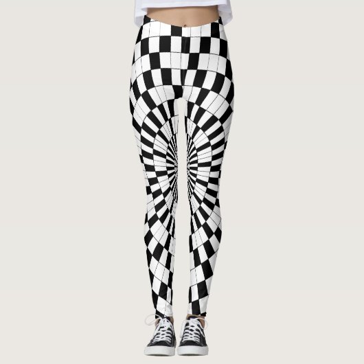 Counter Spirals von Kenneth Yoncich Leggings (Vorderseite)