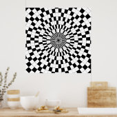 Counter Spirals von Kenneth Yoncich Poster (Küche)