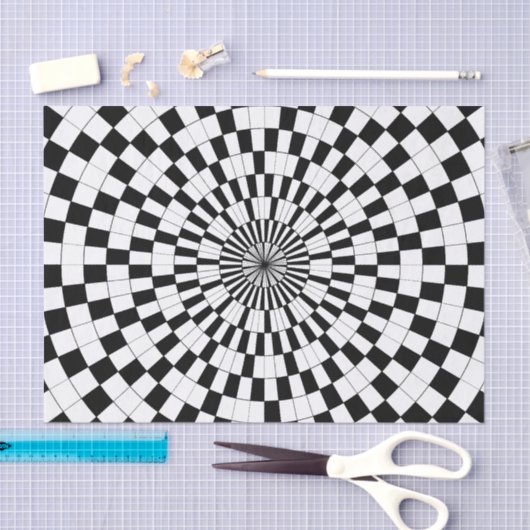 Counter Spirals von Kenneth Yoncich Seidenpapier (Handwerk)