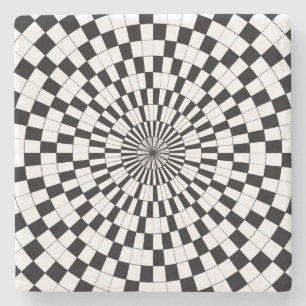 Counter Spirals von Kenneth Yoncich Steinuntersetzer