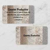Counter Top-Installation und -Reparatur Visitenkarte (Vorne/Hinten)