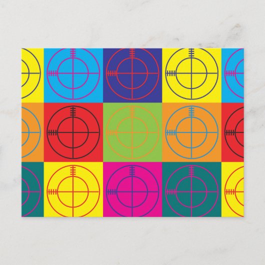 CounterStrike Pop Art Postkarte (Vorderseite)