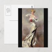 Countess Zichy - Boldini Postkarte (Vorne/Hinten)