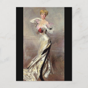 Countess Zichy - Boldini Postkarte