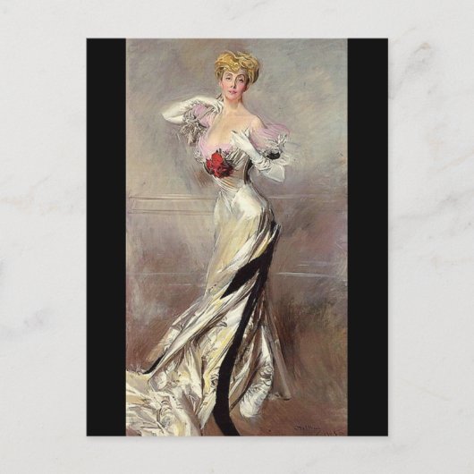 Countess Zichy - Boldini Postkarte (Vorderseite)