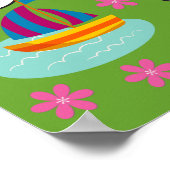 Counting 1 bis 10 in Japanisch Poster (Ecke)