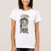 Counting Blessings Not Calories Funny Squirrel T-Shirt (Vorderseite)