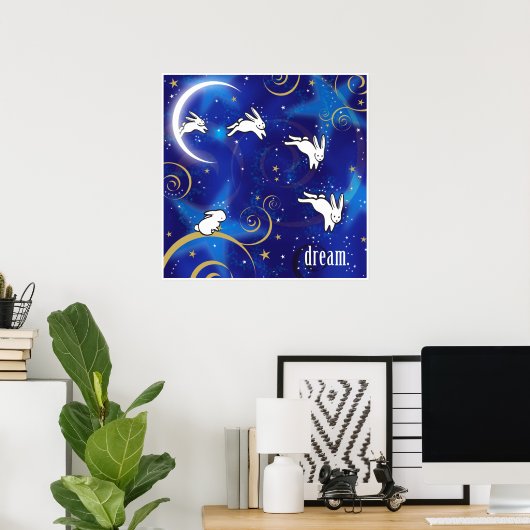 Counting Bunnies Poster (Heimbüro)