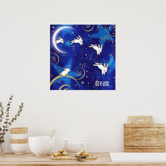 Counting Bunnies Poster (Küche)