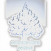 Counting Down 00:01:08 Aufkleber (Vorderseite)